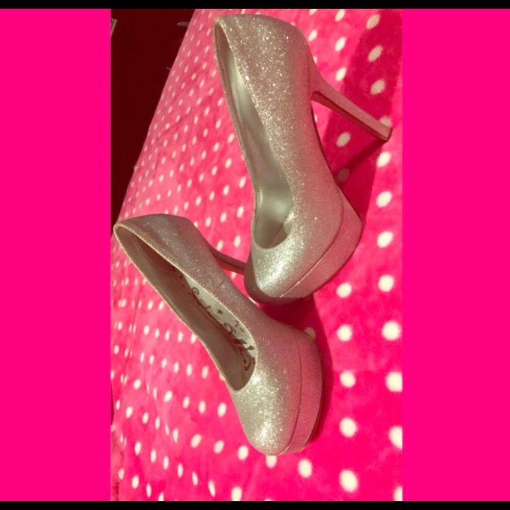 Sparkly high heels